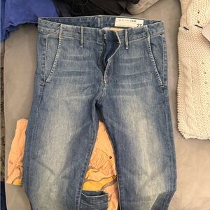 rag & bone Women's Slim Blue Jeans